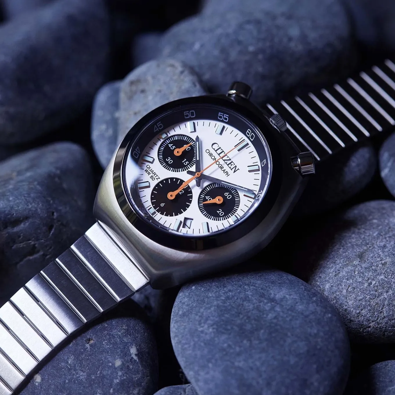 AN3660-81A Herren Edelstahl | weiß | ø 38mm