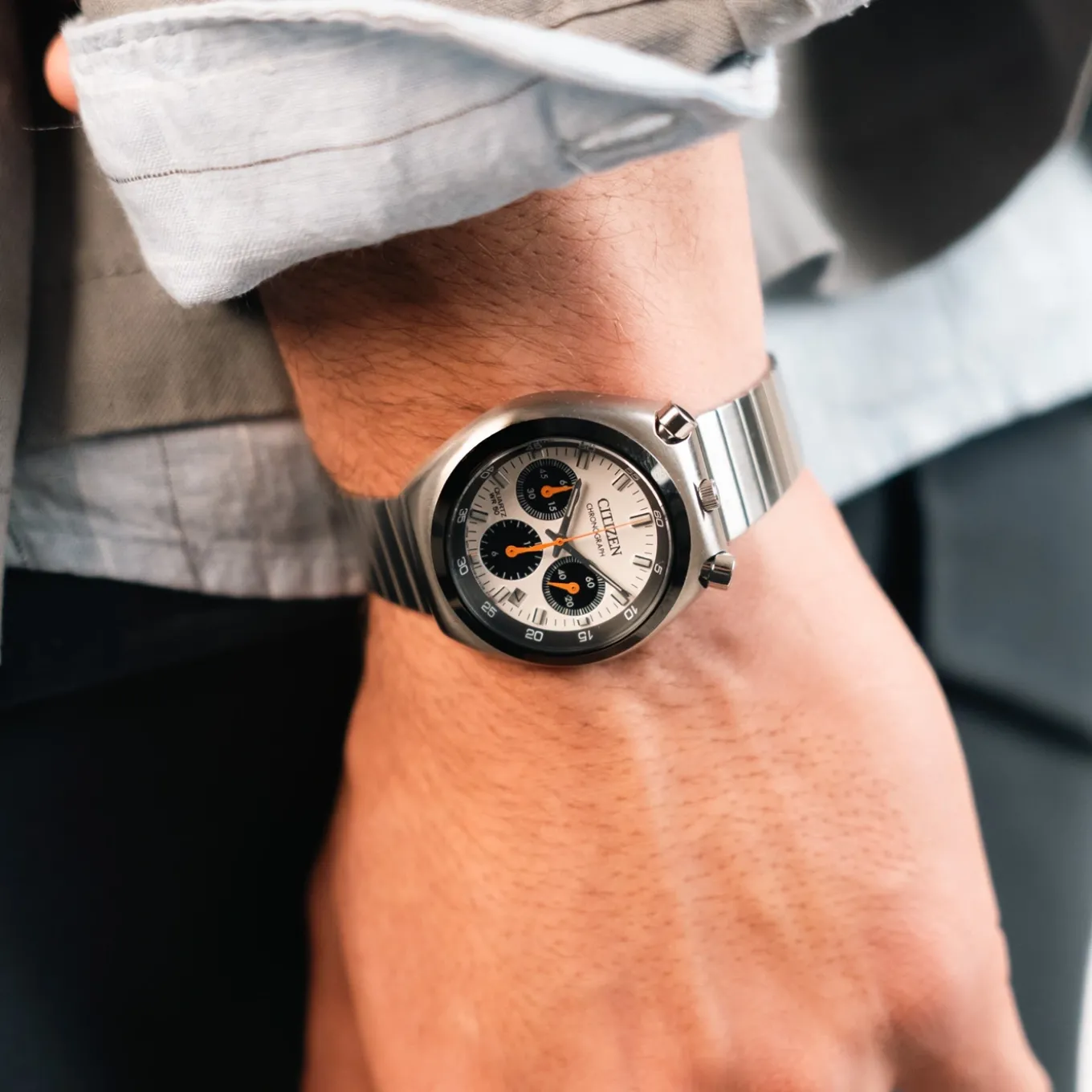 AN3660-81A Herren Edelstahl | weiß | ø 38mm