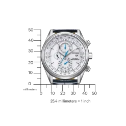 AT8260-18A Herren Leder | weiß | ø 43mm