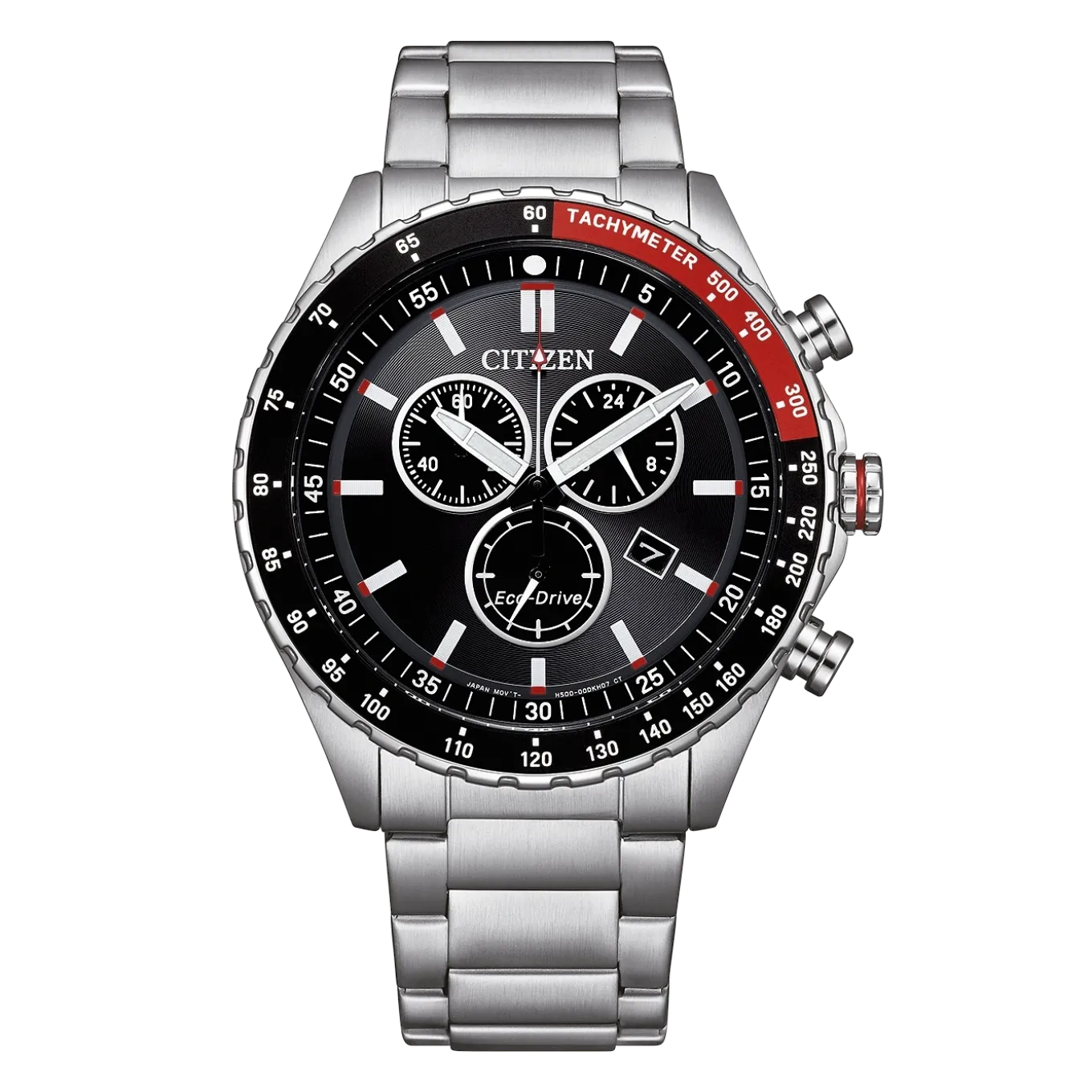 AT2566-88E Eco-Drive Herren Edelstahl | schwarz | ø 43mm