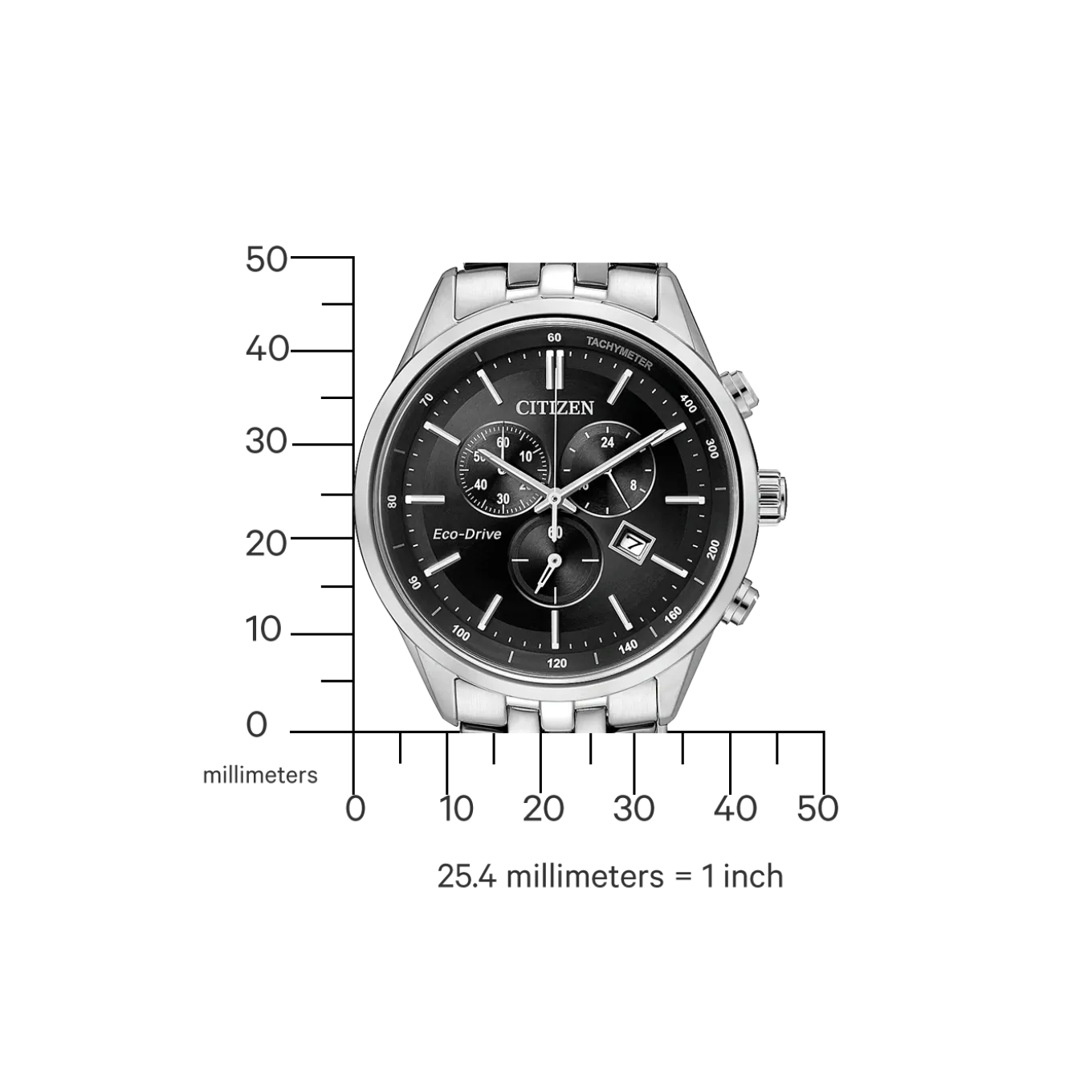 AT2141-87E Herren Edelstahl | schwarz | ø 42mm