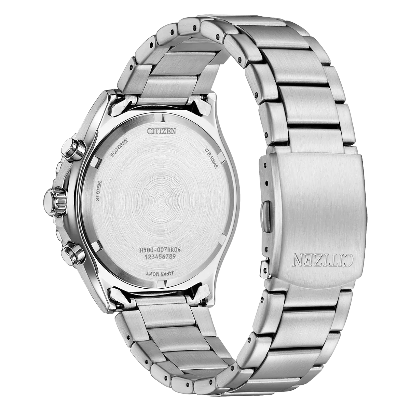 AT2568-82E Herren Edelstahl | schwarz | ø 43mm