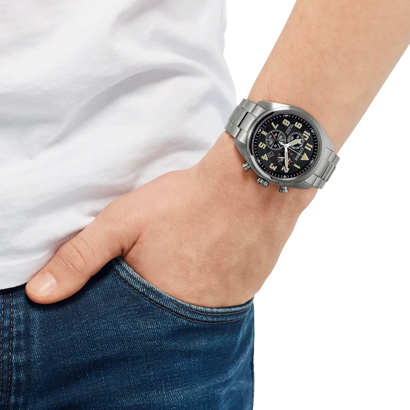 AT2480-81E Herren Super Titanium ™ | schwarz | ø 43.5mm