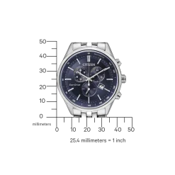 AT2141-52L Herren Edelstahl | blau | ø 42mm