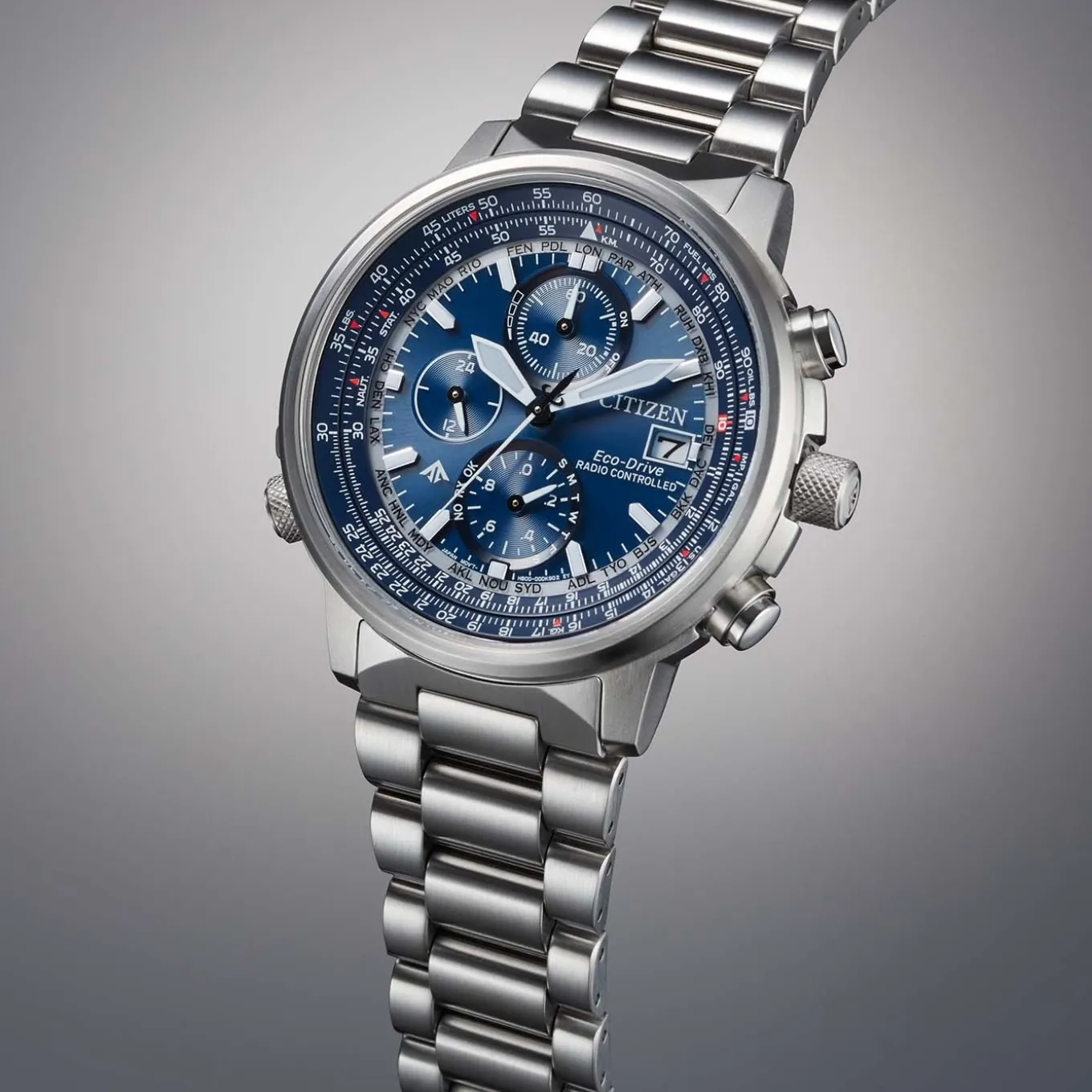 AT8300-58L Promaster Sky Herren Edelstahl | blau