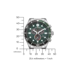 AT2561-81X Herren Edelstahl | grün | ø 43 41.5mm
