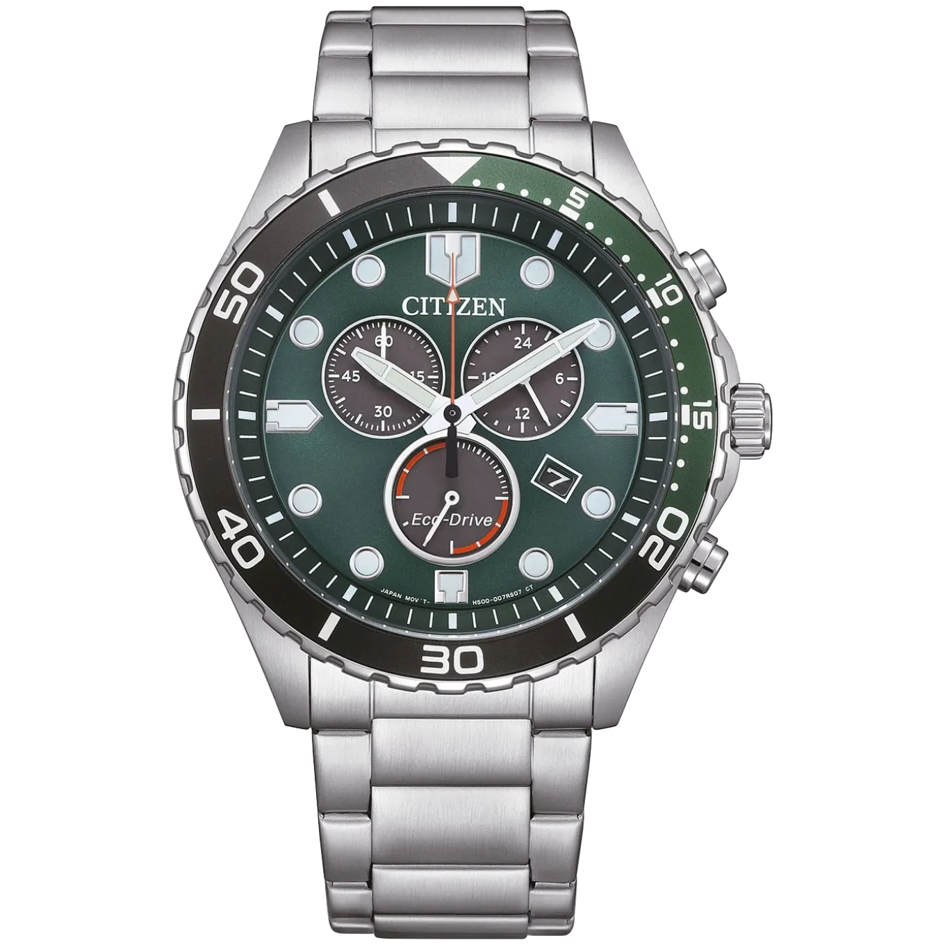 AT2561-81X Herren Edelstahl | grün | ø 43 41.5mm
