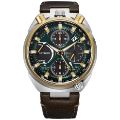 AV0104-06W                                        Promaster Land Racing                                        Herren Leder | grün | ø 44.5mm