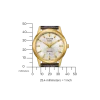AW0102-13AC               Herren Leder | elfenbein | ø 40mm