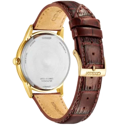 AW1782-11A Eco-Drive Herren Leder | silberfarben | ø 40mm
