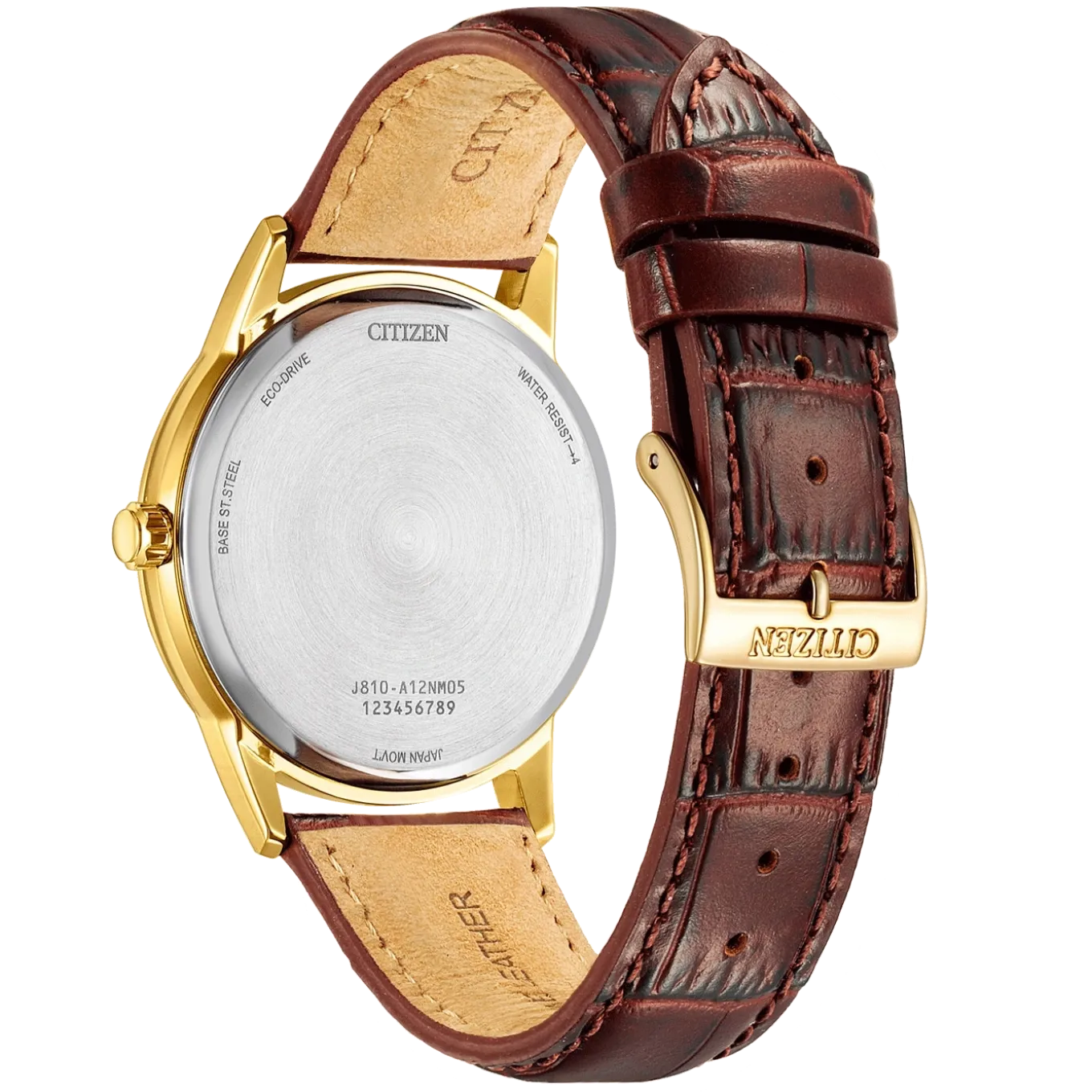 AW1782-11A Eco-Drive Herren Leder | silberfarben | ø 40mm