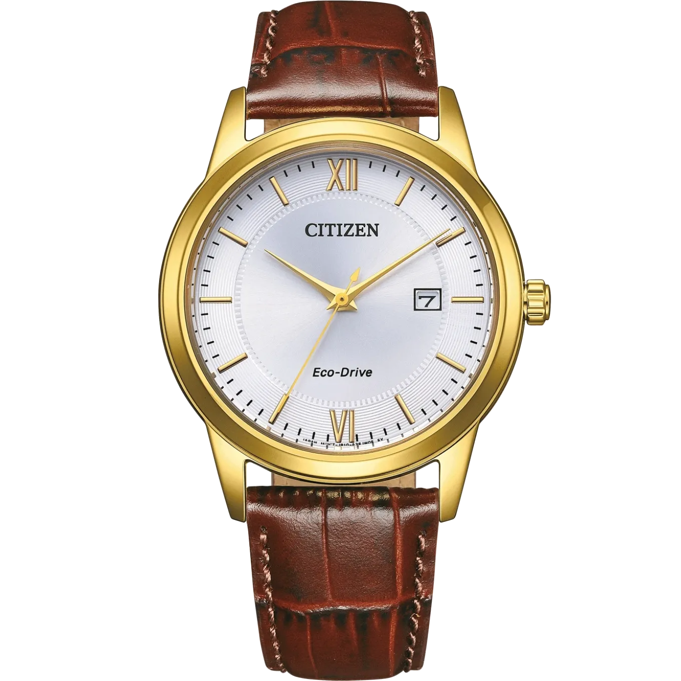 AW1782-11A Eco-Drive Herren Leder | silberfarben | ø 40mm