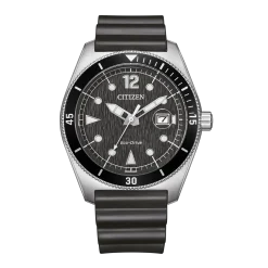 AW1889-00E Eco-Drive Herren Gummiband (Urethan) | schwarz | ø 43mm