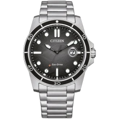 AW1816-89E Herren Edelstahl | schwarz | ø 41.5mm