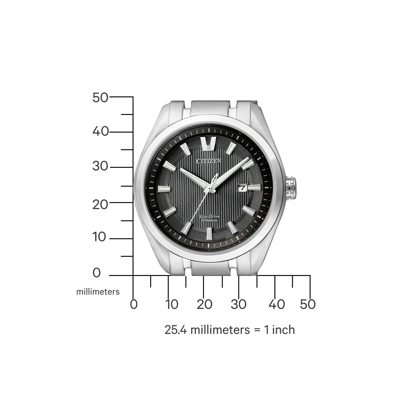 AW1240-57E Herren Super Titanium ™ | schwarz | ø 42mm