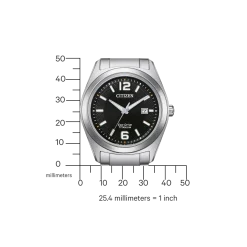 AW1641-81E               Herren Super Titanium ™ | schwarz | ø 41.5mm