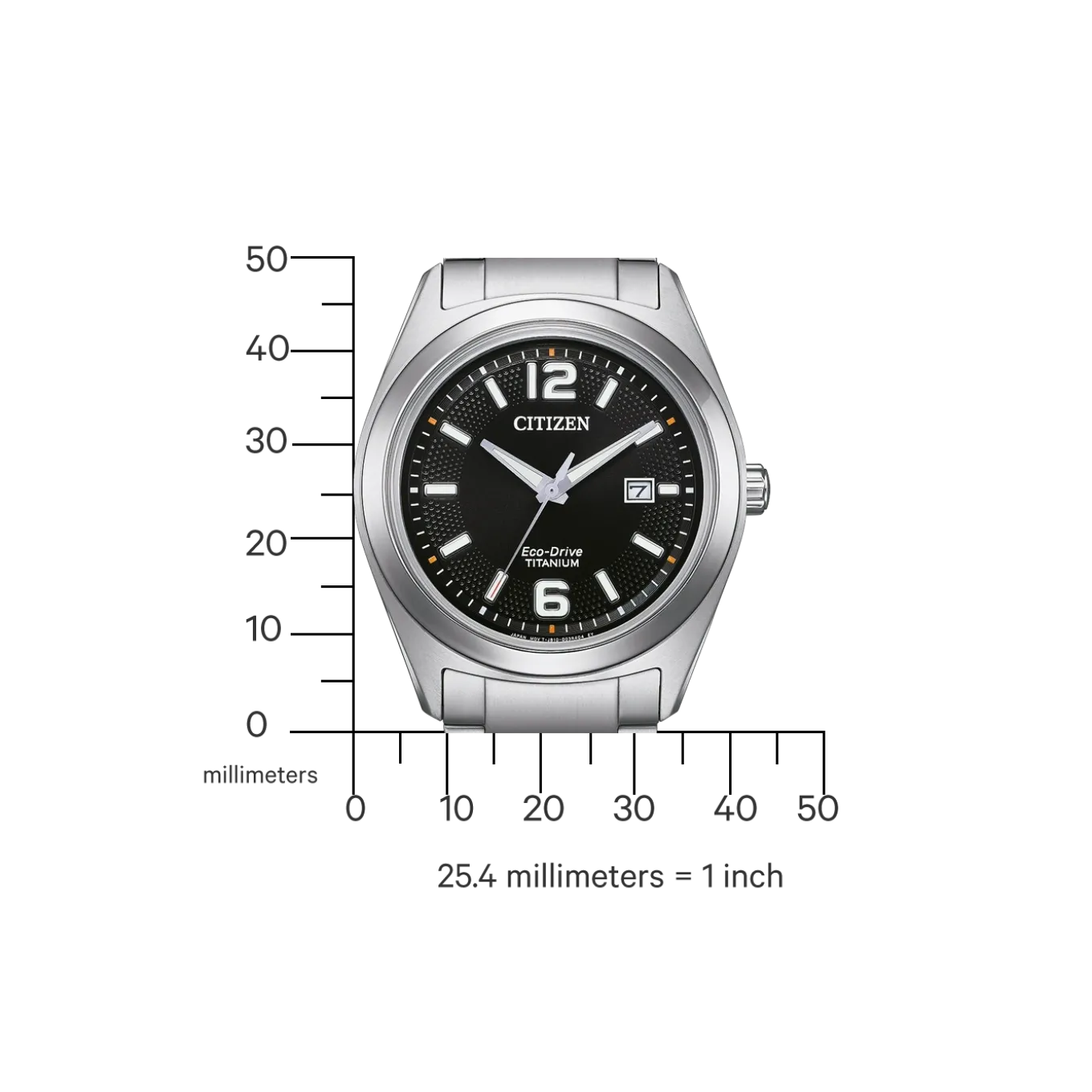 AW1641-81E Herren Super Titanium ™ | schwarz | ø 41.5mm