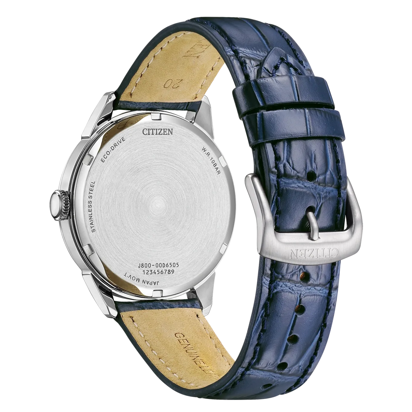 AW0151-00LC Herren Leder | blau | ø 40.5mm