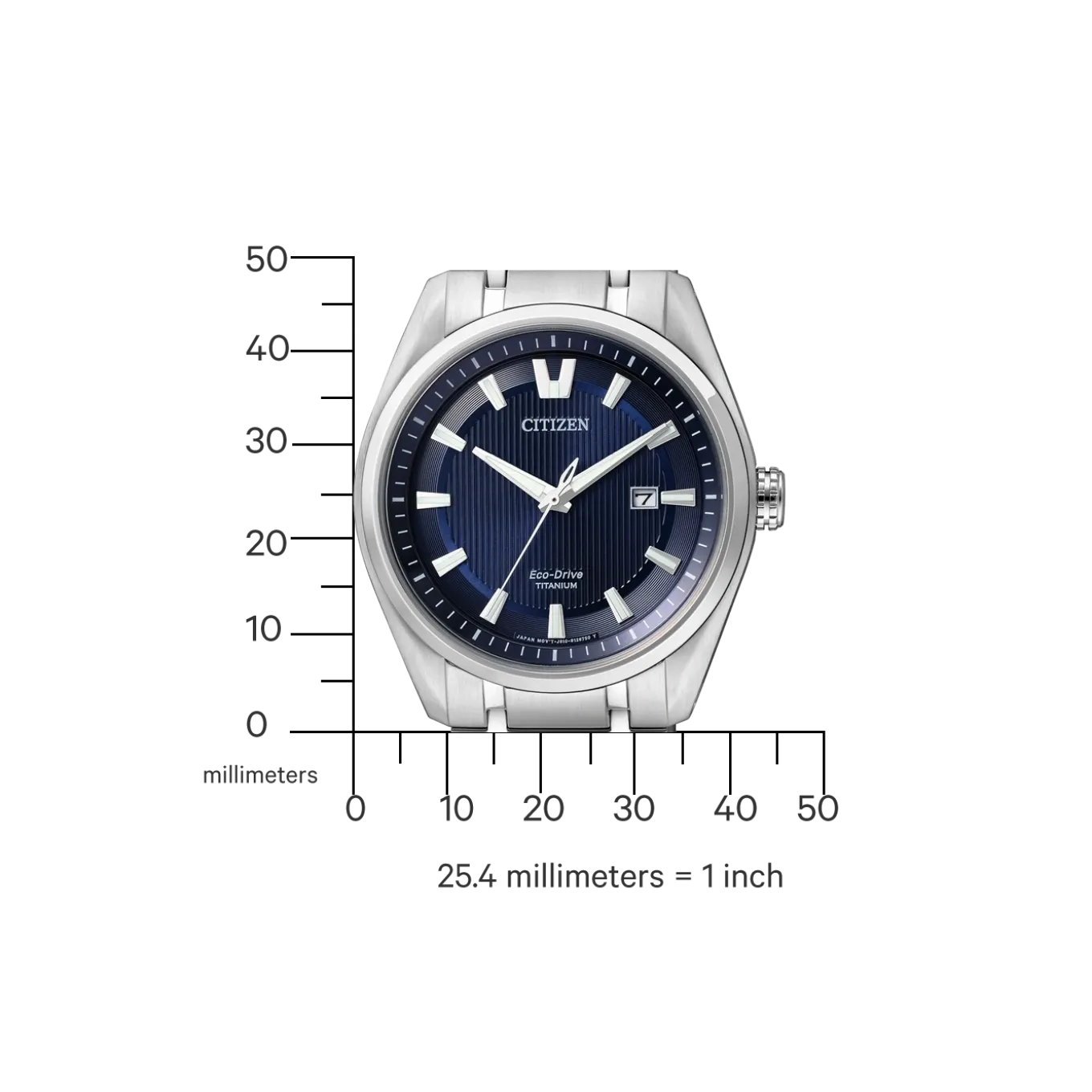 AW1240-57L Herren Super Titanium ™ | blau | ø 42mm