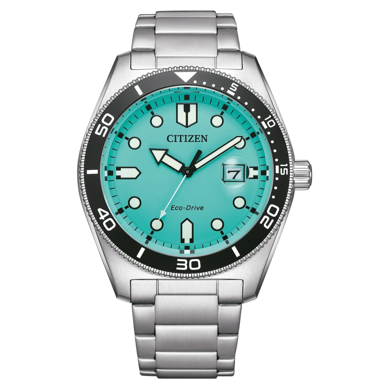 AW1760-81W Herren Edelstahl | türkis | ø 43mm