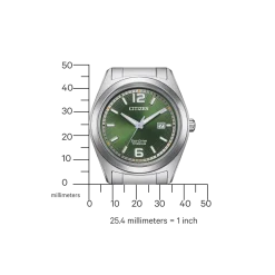AW1641-81X               Herren Super Titanium ™ | grün | ø 41.5mm