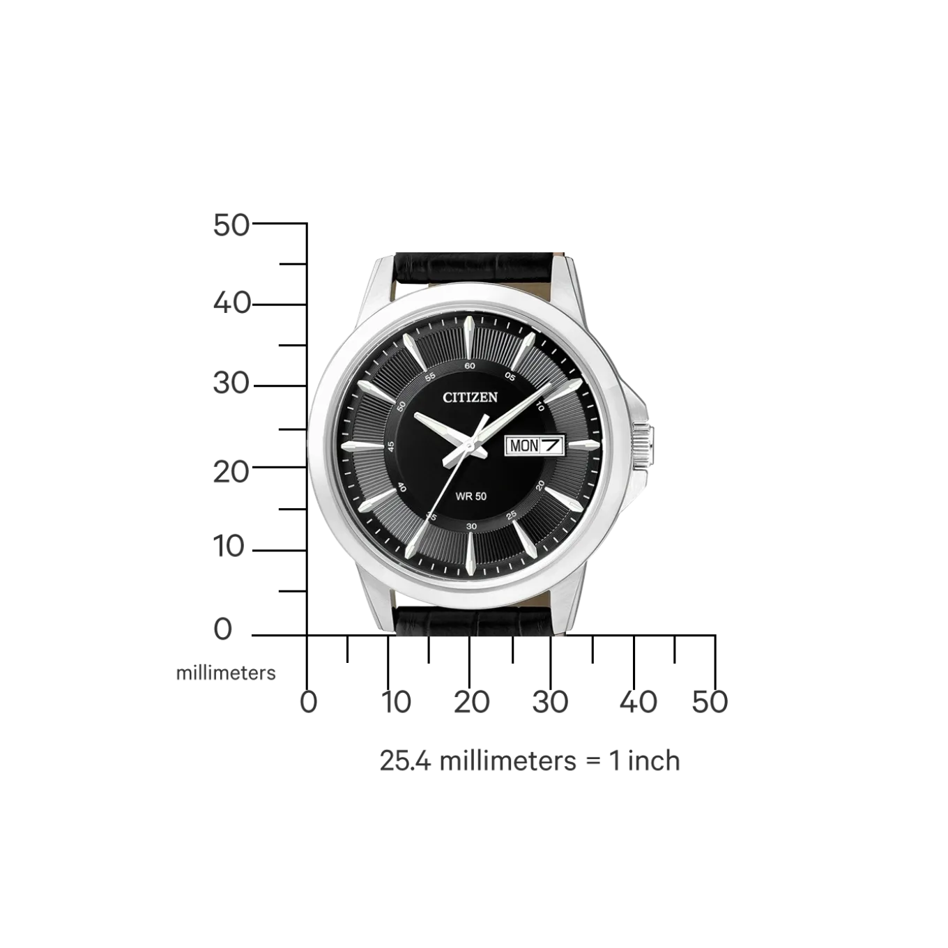 BF2011-01EC Herren Leder | schwarz | ø 41mm