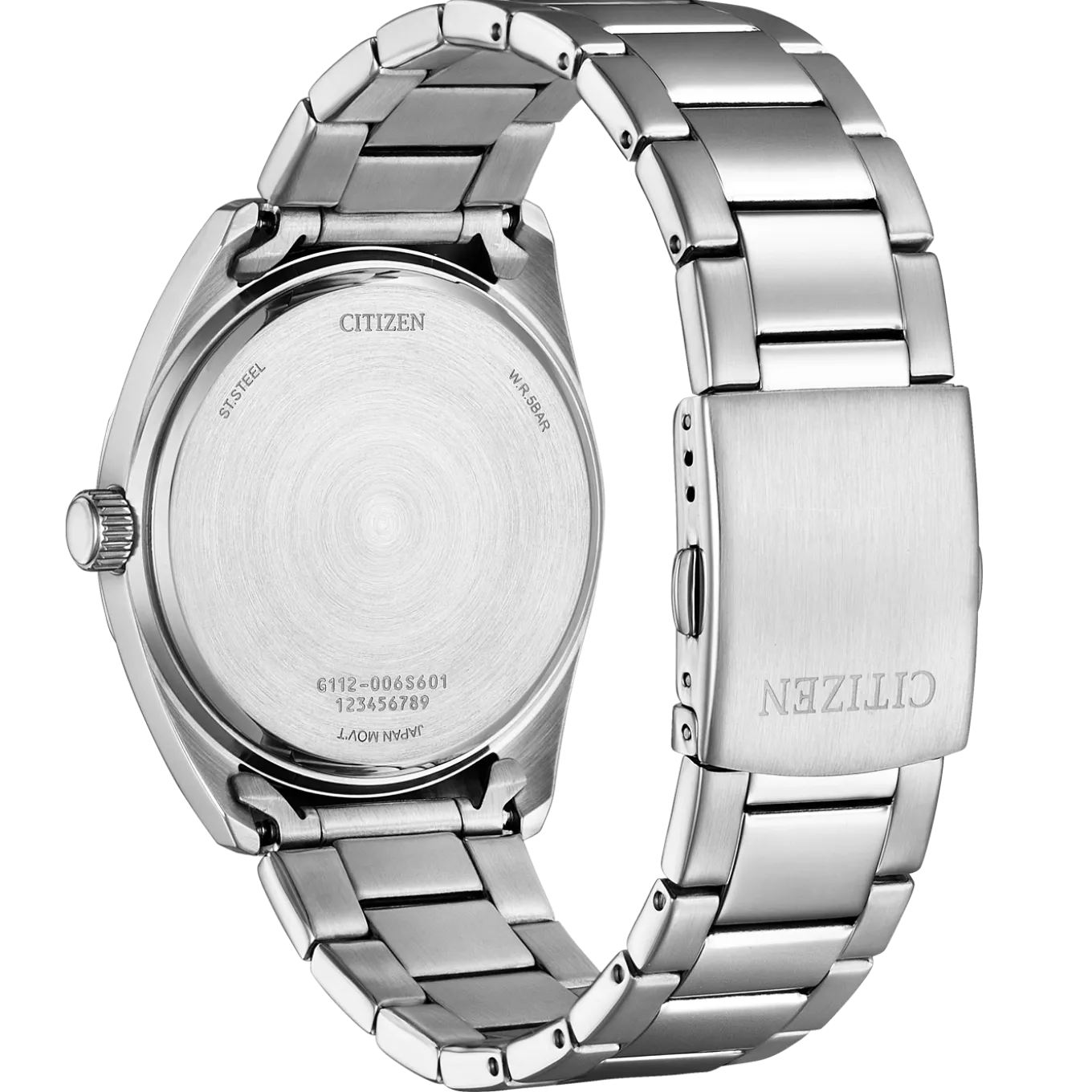 BI5110-54E Herren Edelstahl | grau | ø 41mm