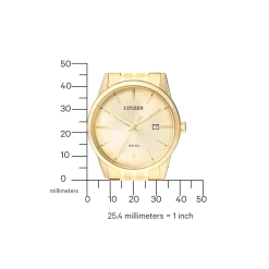 BI5002-57P Herren Edelstahl | champagner | ø 39mm
