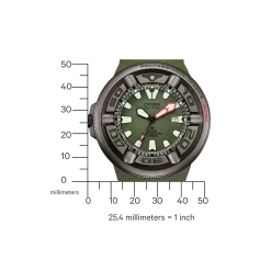 BJ8057-17X Promaster Professional Diver 300 Herren Gummiband (Urethan) | grün | ø 44mm