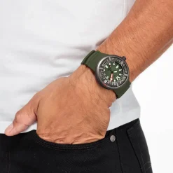 BJ8057-17X Promaster Professional Diver 300 Herren Gummiband (Urethan) | grün | ø 44mm