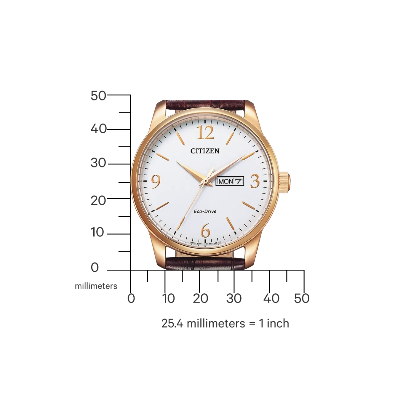 BM8553-16AC Herren Leder | weiß | ø 41.5mm