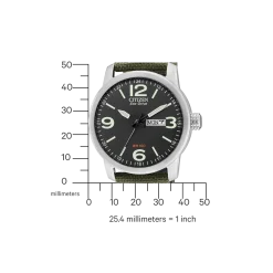BM8470-11EC               Herren Textilband | schwarz | ø 42mm