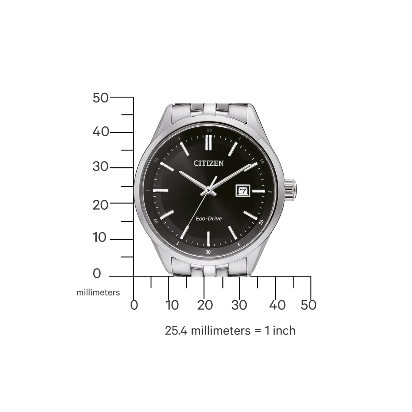 BM7251-88E Herren Edelstahl | schwarz | ø 41mm