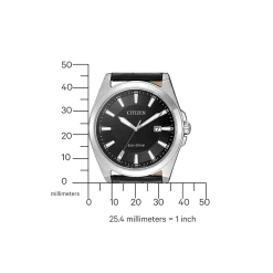 BM7108-14E Herren Leder | schwarz | ø 41mm