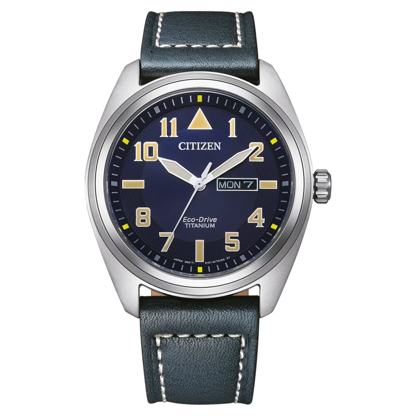 BM8560-45LC Herren Leder | blau | ø 42mm