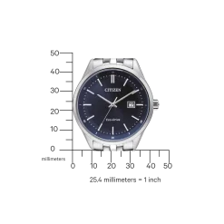 BM7251-53L               Herren Edelstahl | blau | ø 41mm
