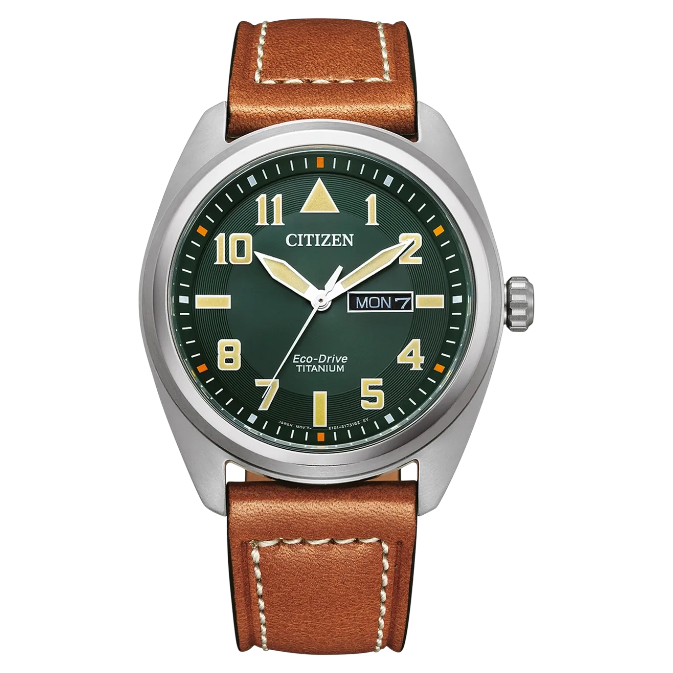 BM8560-11XC Herren Leder | grün | ø 42mm