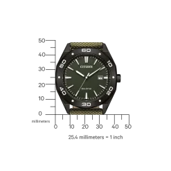 BM7635-01X               Herren Nylon | grün | ø 41mm