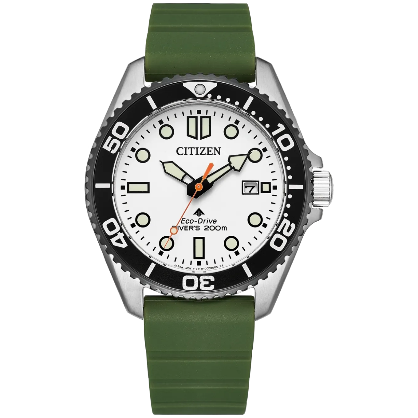 BN0265-00A Promaster Marine Herren Gummiband (Urethan) | weiß | ø 40.55mm