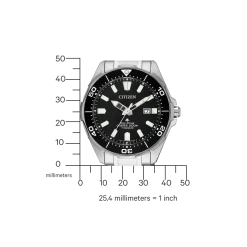 BN0200-81E               Herren Super Titanium ™ | schwarz | ø 44mm