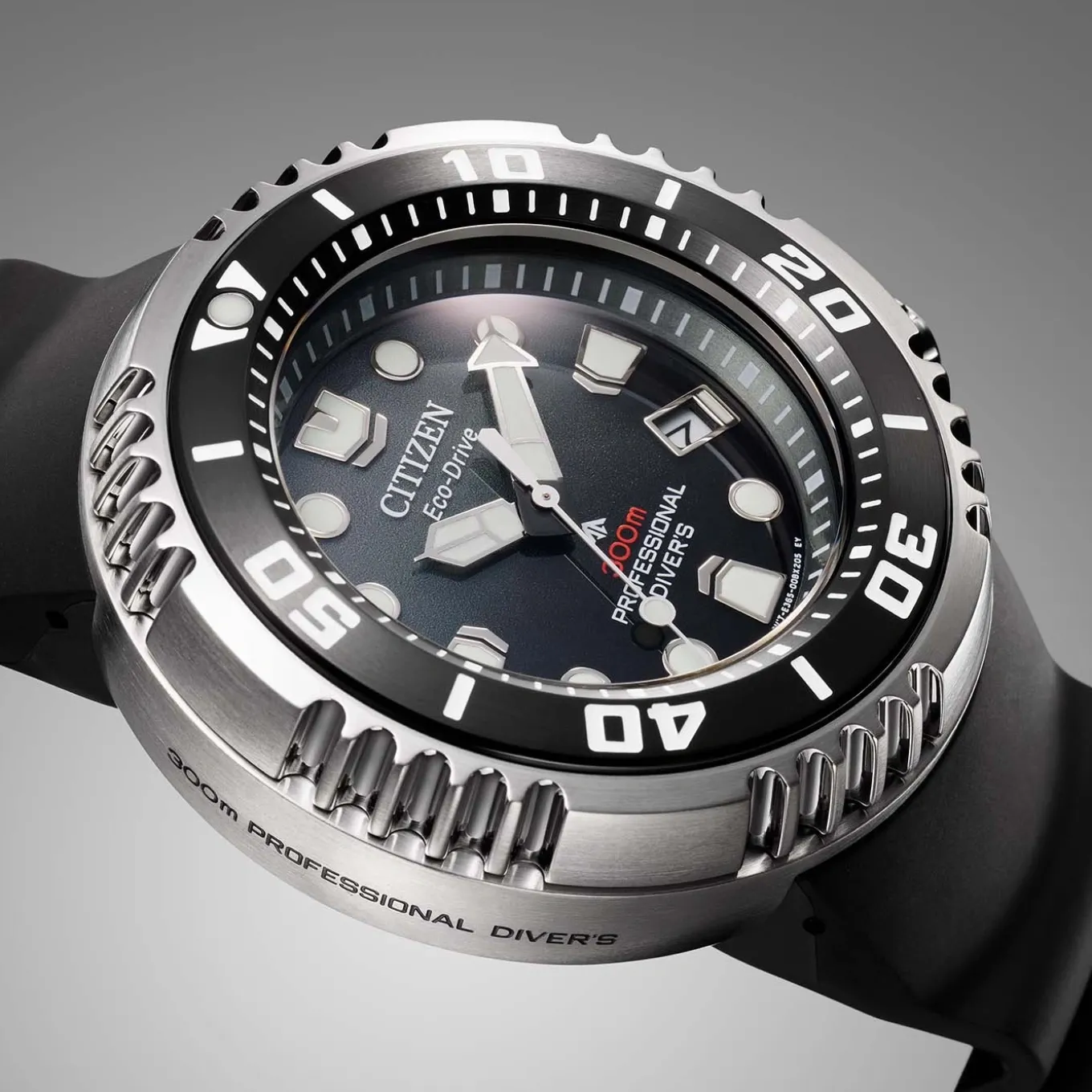BN1024-01E Prof. Diver 300 Herren Gummiband (Urethan) | schwarz | ø 46mm