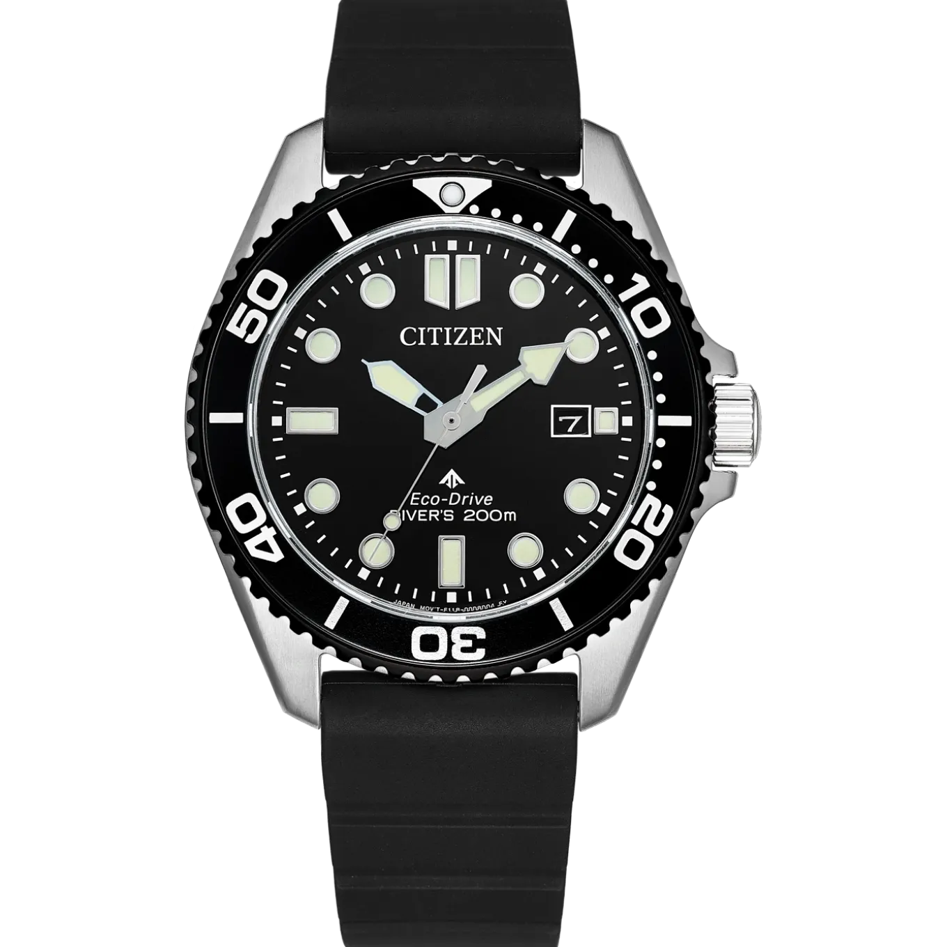 BN0266-07E Promaster Marine Herren Gummiband (Urethan) | schwarz | ø 40.55mm
