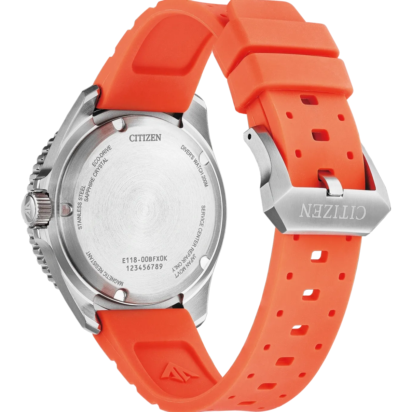 BN0268-01E Promaster Marine Herren Gummiband (Urethan) | schwarz | ø 40.55mm