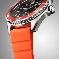 BN0268-01E Promaster Marine Herren Gummiband (Urethan) | schwarz | ø 40.55mm