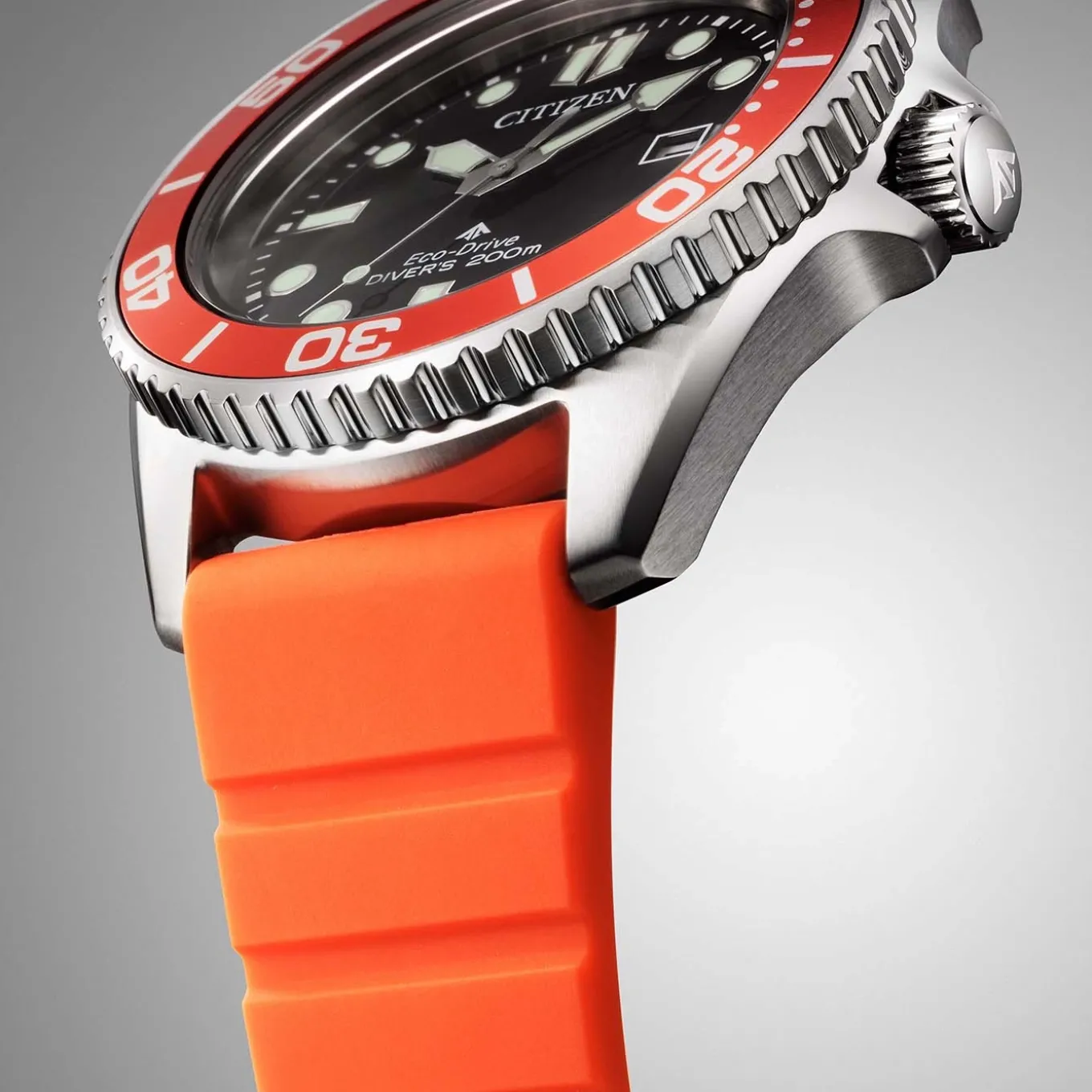 BN0268-01E Promaster Marine Herren Gummiband (Urethan) | schwarz | ø 40.55mm