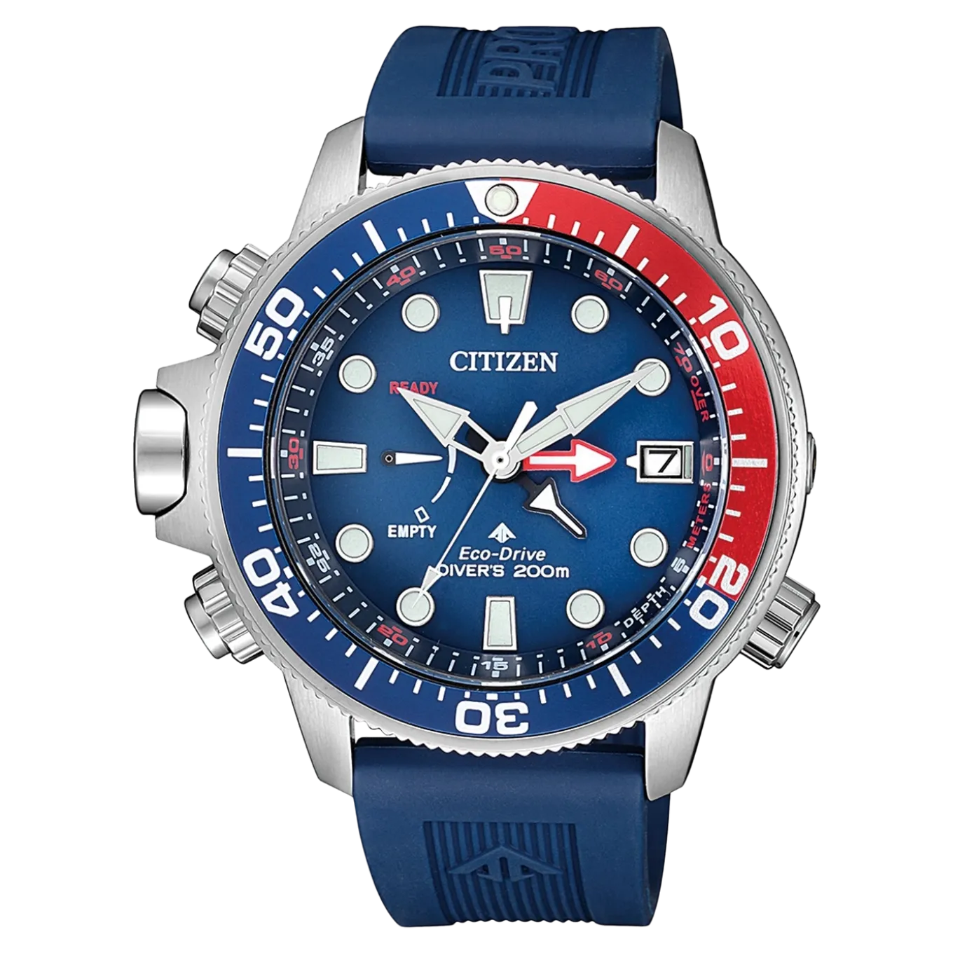 BN2038-01L Herren Gummiband (Urethan) | blau | ø 46.5mm