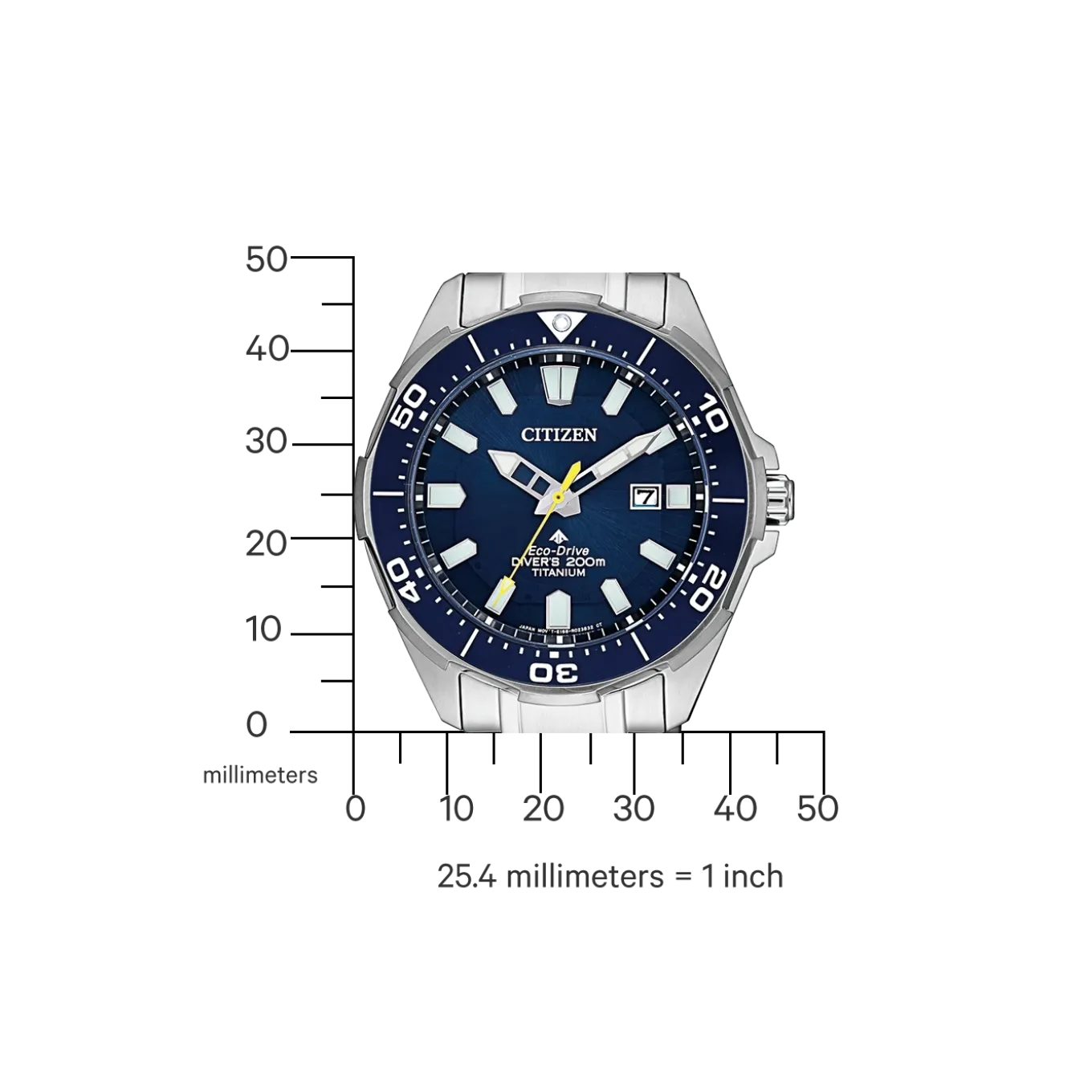 BN0201-88L Herren Super Titanium ™ | blau | ø 44mm