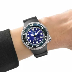 BN1025-08L                                        Promaster Eco-Drive Diver                                        Herren Gummiband (Urethan) | blau | ø 46mm