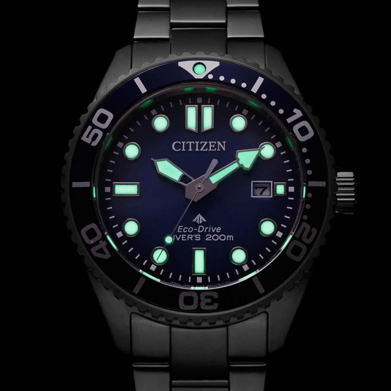 BN0260-54L Promaster Eco-Drive Diver Herren Edelstahl | blau | ø 40.55mm