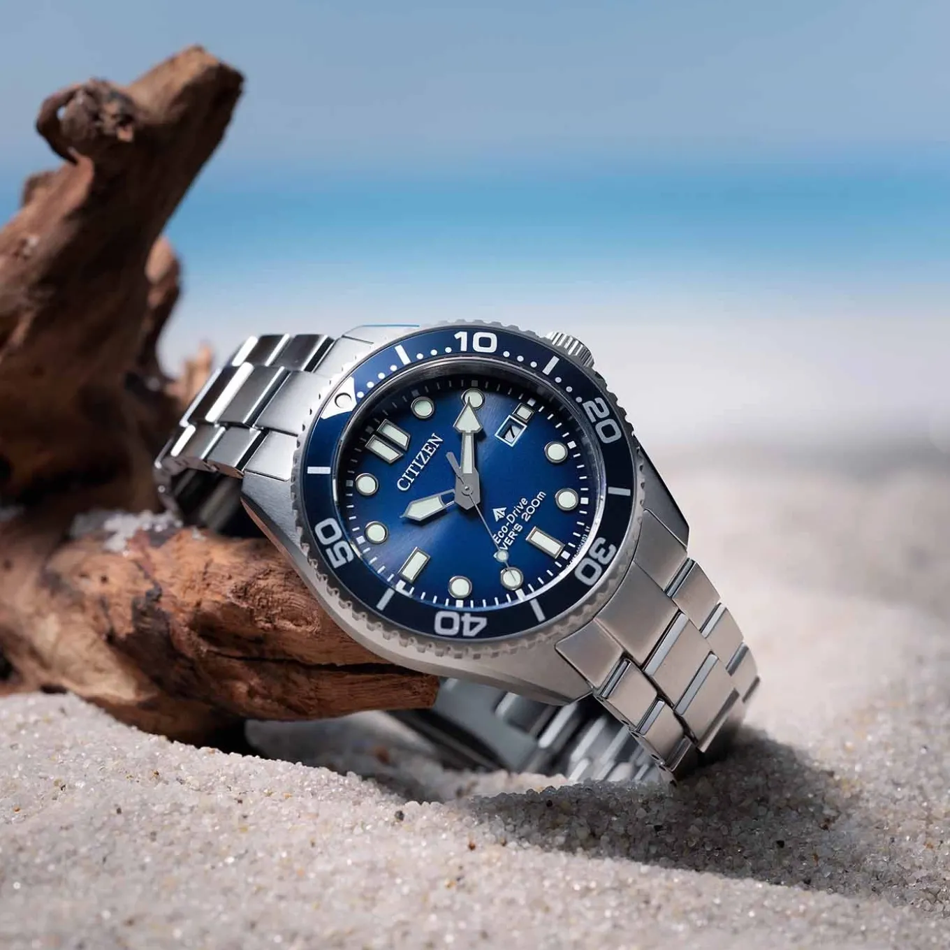 BN0260-54L Promaster Eco-Drive Diver Herren Edelstahl | blau | ø 40.55mm